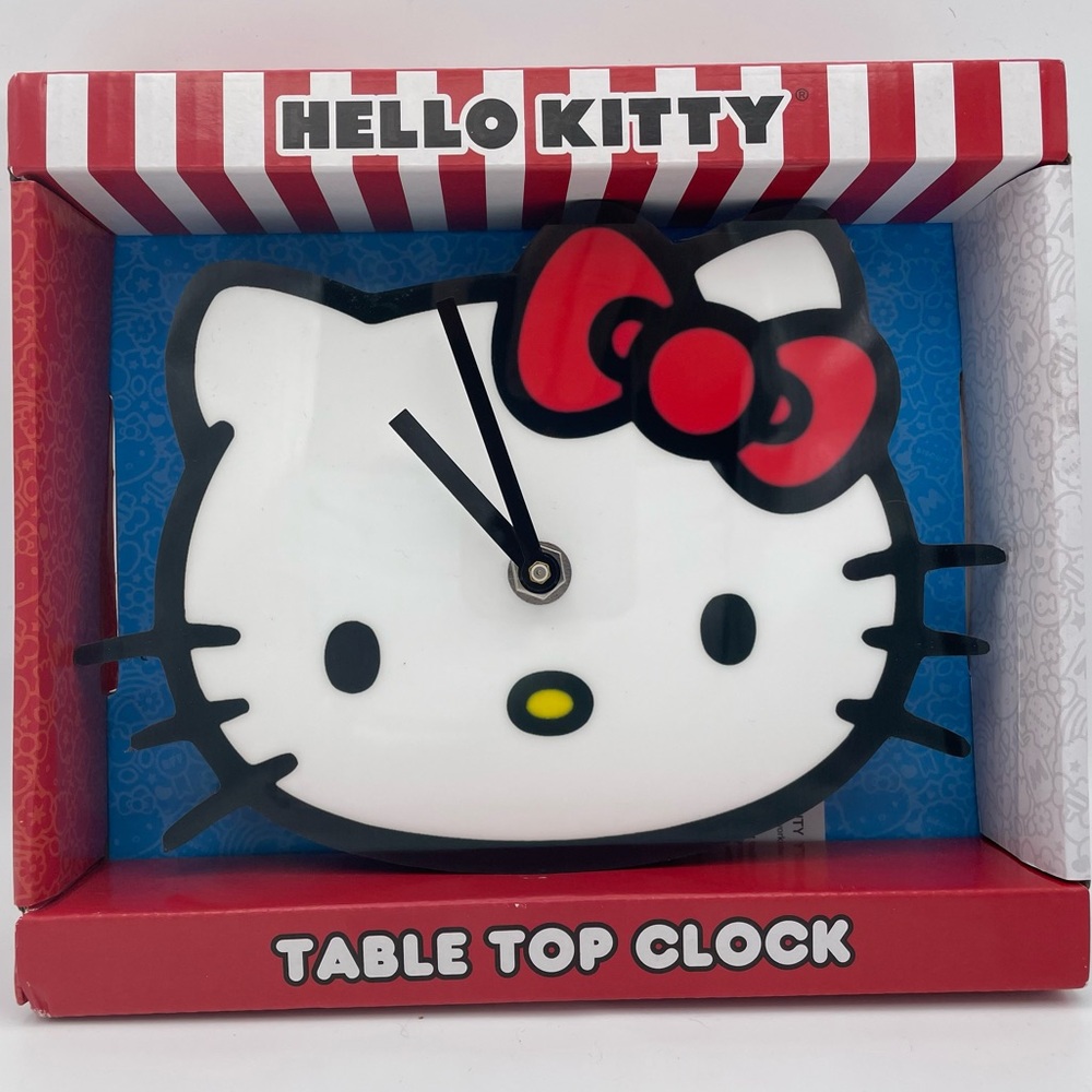 Hello Kitty Table Top Clock NIB